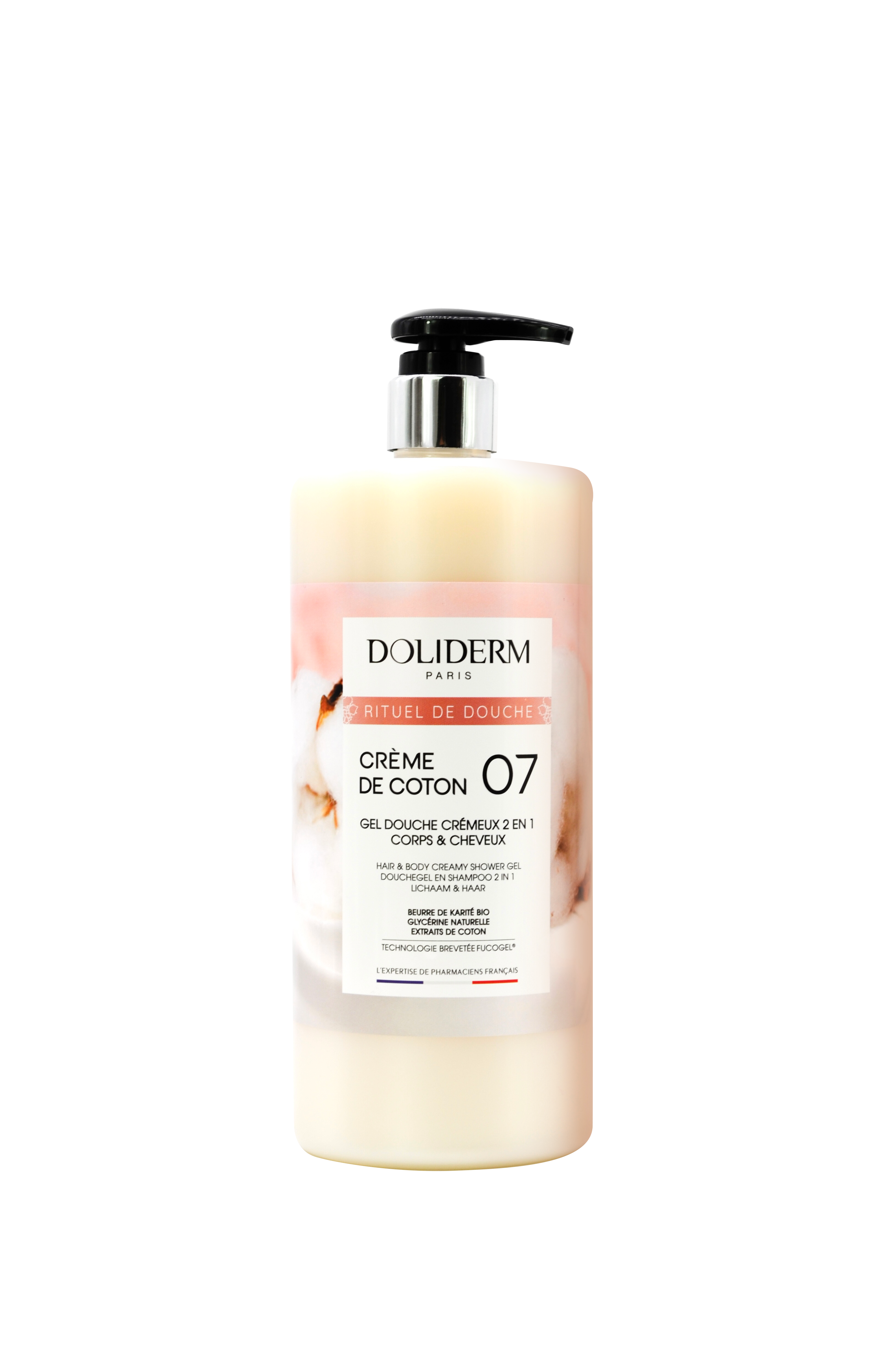 Gel douche crémeux Crème de Coton 07